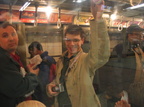 Lo-V 5292 @ Grand Central (Shuttle Platform) at the start of a Fan Trip. Foreground: Nick &amp; David J. Greenberger. Background