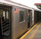 R-142A 7376 @ Parkchester (6). Photo taken by Brian Weinberg, 12/19/2004.