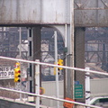 Rear end of a northbound Amtrak @ Whitlock Av. Photo taken by Brian Weinberg, 12/19/2004. Yo kid, you know who you are..I hope y