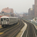 R-42 @ Lorimer St (M). Photo taken by Brian Weinberg, 1/3/2005.