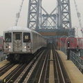 R-42 @ Williamsburg Bridge (M). Photo taken by Brian Weinberg, 1/3/2005.