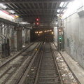 Williamsburg Bridge / Approach to Essex St (J). Photo taken by Brian Weinberg, 1/3/2005.