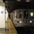 R-46 5760 @ Delancey St (F). Photo taken by Brian Weinberg, 1/3/2005.