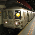 R-46 5760 @ 34 St - Herald Square (F). Photo taken by Brian Weinberg, 1/3/2005.