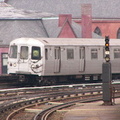 R-46 5876 @ Smith-9th St (G). Photo taken by Brian Weinberg, 1/3/2005.