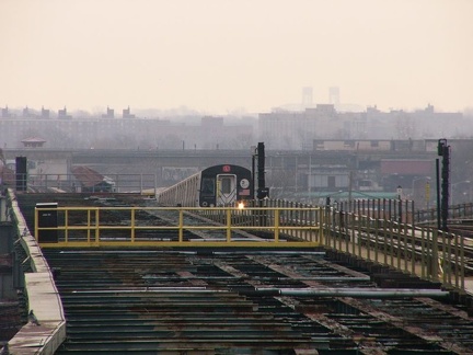 R-143 8240 @ Atlantic Av (L). Photo taken by Brian Weinberg, 1/3/2005.