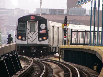 R-143 8240 @ Broadway Junction (L). Photo taken by Brian Weinberg, 1/3/2005.