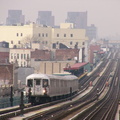 R-42 4850 @ Halsey St (J). Photo taken by Brian Weinberg, 1/3/2005.