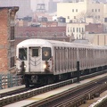 R-42 4850 @ Halsey St (J). Photo taken by Brian Weinberg, 1/3/2005.