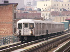 R-42 4850 @ Halsey St (J). Photo taken by Brian Weinberg, 1/3/2005.