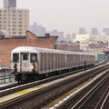 R-42 4850 @ Chauncey St (J). Photo taken by Brian Weinberg, 1/3/2005.