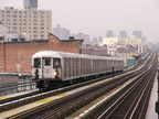 R-42 4850 @ Chauncey St (J). Photo taken by Brian Weinberg, 1/3/2005.