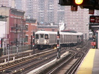 R-42 4895 @ Marcy Av (J). Photo taken by Brian Weinberg, 1/3/2005.