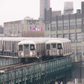 R-42 4695 & 4721 @ Marcy Av (J). Photo taken by Brian Weinberg, 1/3/2005.