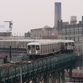 R-42 4695 & 4721 @ Marcy Av (J). Photo taken by Brian Weinberg, 1/3/2005.