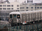 R-42 4695 @ Marcy Av (J). Photo taken by Brian Weinberg, 1/3/2005.