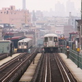 R-42 4649 @ Flushing Av (M). Photo taken by Brian Weinberg, 1/3/2005.