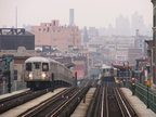 R-42 4649 @ Flushing Av (M). Photo taken by Brian Weinberg, 1/3/2005.