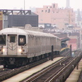 R-42 4649 @ Flushing Av (M). Photo taken by Brian Weinberg, 1/3/2005.