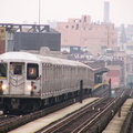 R-42 4700 @ Flushing Av (J). Photo taken by Brian Weinberg, 1/3/2005.