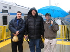 SubChatters Newkirk Plaza David, Booge, and Terrapin Station @ Long Island City Terminal at the end of the trip. Photo taken by