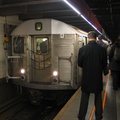 R-32 3828 @ 34 St - Herald Square (V). Photo taken by Brian Weinberg, 1/26/2005.