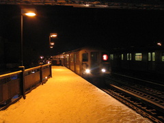 R-62A @ 231 St (1), southbound side, looking north. Photo taken by Brian Weinberg, 3/8/2005.