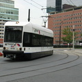 Where did the "A" end go??? :) HBLR LRV 2011B @ nearing Exchange Place. Photo taken by Brian Weinberg, 07/30/2003.