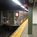 R-62A 2355 @ Times Square (9). This was the third-to-last southbound (9) train. As it came it, the T/O honked the horn at me. Wh