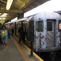 R-62A 2365 @ 242 St (9). The very last (9) train ever has completed its journey home. Photo taken by Brian Weinberg, 5/27/2005.