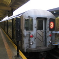 R-62A 2365 @ 242 St (9). The very last (9) train ever has completed its journey home. Photo taken by Brian Weinberg, 5/27/2005.