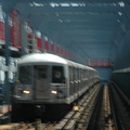 R-42 @ Williamsburg Bridge (J). Photo taken by Tamar Weinberg, 6/5/2005.