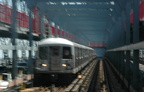 R-42 @ Williamsburg Bridge (J). Photo taken by Tamar Weinberg, 6/5/2005.