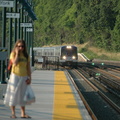 MNCR M7a 4140 @ Riverdale (Hudson Line). Photo taken by Tamar Weinberg, 7/4/2005.