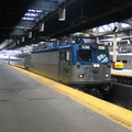 Amtrak AEM7 936 @ Newark Penn Station. Photo taken by Brian Weinberg, 7/17/2005.