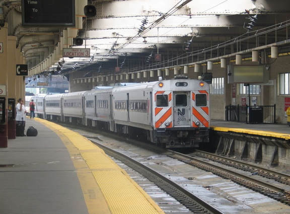 NJT Comet III Cab 5001 @ Newark Penn Station. Photo taken by Brian Weinberg, 7/17/2005.