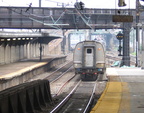 Amtrak Amfleet AmCoach @ Newark Penn Station. Photo taken by Brian Weinberg, 7/17/2005.