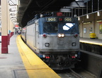 Amtrak AEM7 905 @ Newark Penn Station. Photo taken by Brian Weinberg, 7/17/2005.