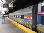 Amtrak Diner 8521 @ Newark Penn Station. Photo taken by Brian Weinberg, 7/17/2005.