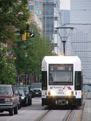 NJT 2003B @ Essex Street (HBLR). Photo taken by Brian Weinberg, 7/17/2005.