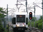 NJT 2017A @ Marin Boulevard (HBLR). Photo taken by Brian Weinberg, 7/17/2005.