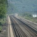 Riverdale (MNCR Hudson Line). Note the trespassers crossing the tracks. Photo taken by Tamar Weinberg, 7/24/2005.