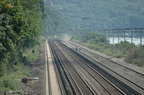 Riverdale (MNCR Hudson Line). Note the trespassers crossing the tracks. Photo taken by Tamar Weinberg, 7/24/2005.