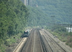 MNCR M7A @ Riverdale (MNCR Hudson Line). Note the trespassers on the west side of the tracks. Photo taken by Tamar Weinberg, 7/2