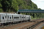 MNCR M7A 4121 @ Riverdale (MNCR Hudson Line). Photo taken by Tamar Weinberg, 7/24/2005.