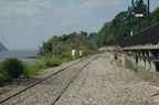 CSX lead from CP12 to Sugarhouse in Yonkers @ Riverdale (MNCR Hudson Line). Photo taken by Tamar Weinberg, 7/24/2005.