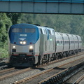 Amtrak P32AC-DM 700 and 716 @ Riverdale (MNCR Hudson Line) [Train 291 ??]. Photo taken by Tamar Weinberg, 7/24/2005.