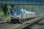 Amtrak P32AC-DM 700 and 716 @ Riverdale (MNCR Hudson Line) [Train 291 ??]. Photo taken by Tamar Weinberg, 7/24/2005.