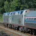 Amtrak P32AC-DM 700 and 716 @ Riverdale (MNCR Hudson Line). Photo taken by Tamar Weinberg, 7/24/2005.