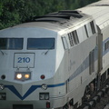 MNCR P32AC-DM 210 @ Riverdale (MNCR Hudson Line). Photo taken by Tamar Weinberg, 7/24/2005.